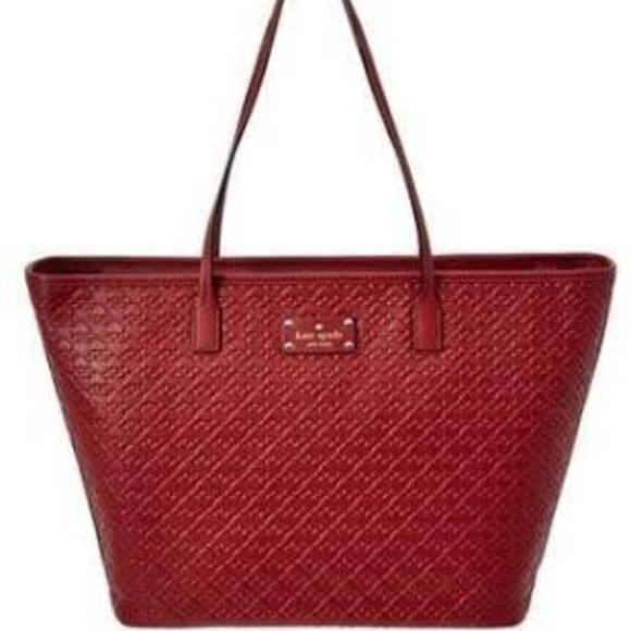 Kate Spade New York Monogram Leather Tote NWT - Picture 5 of 13